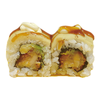 Kara-age uramaki queso