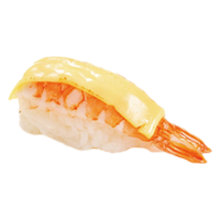Nigiri langostino con queso