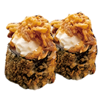 Maki de cebolla tempura